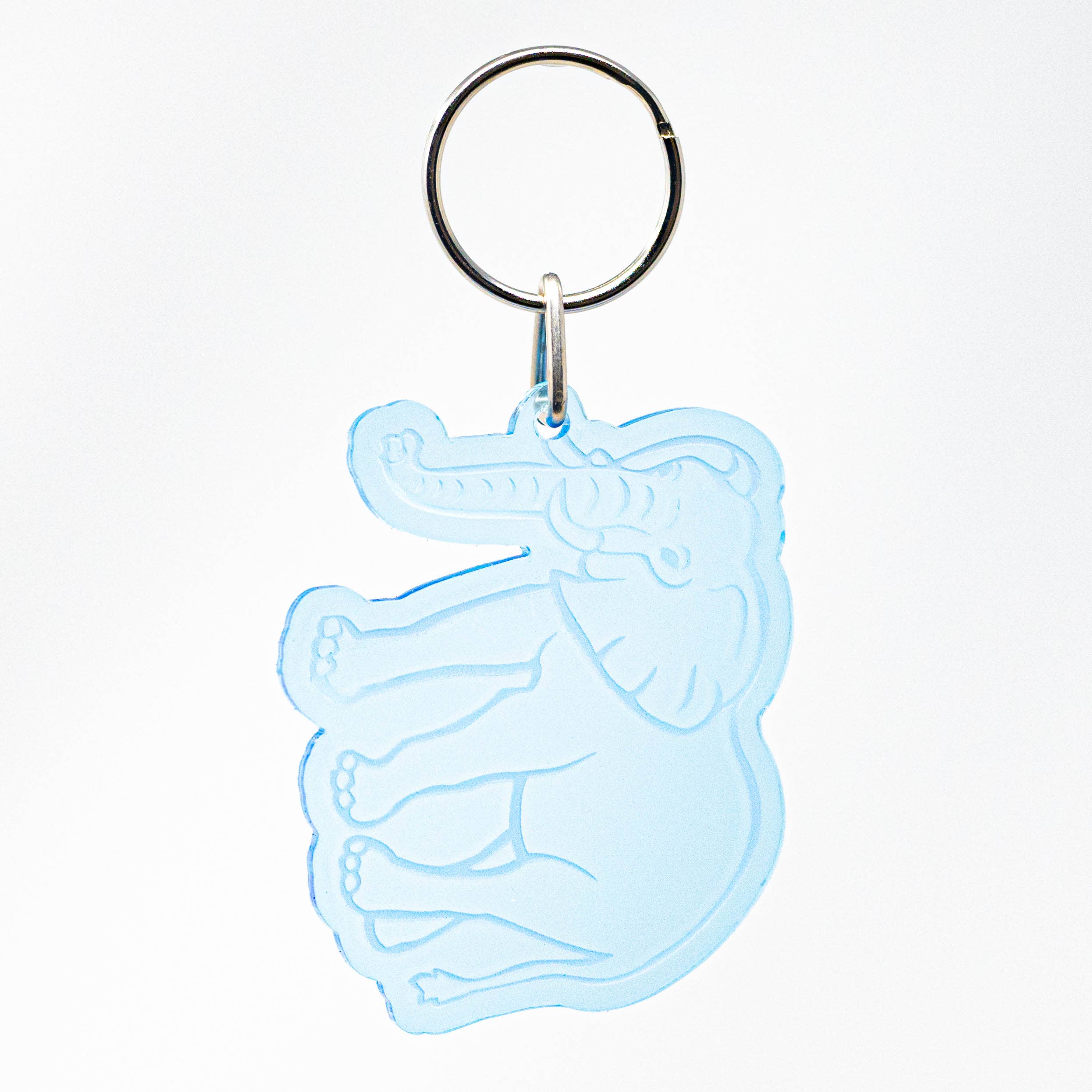 Image of Elephant - Acrylic Keychain - Perfect for Wildlife Lovers!