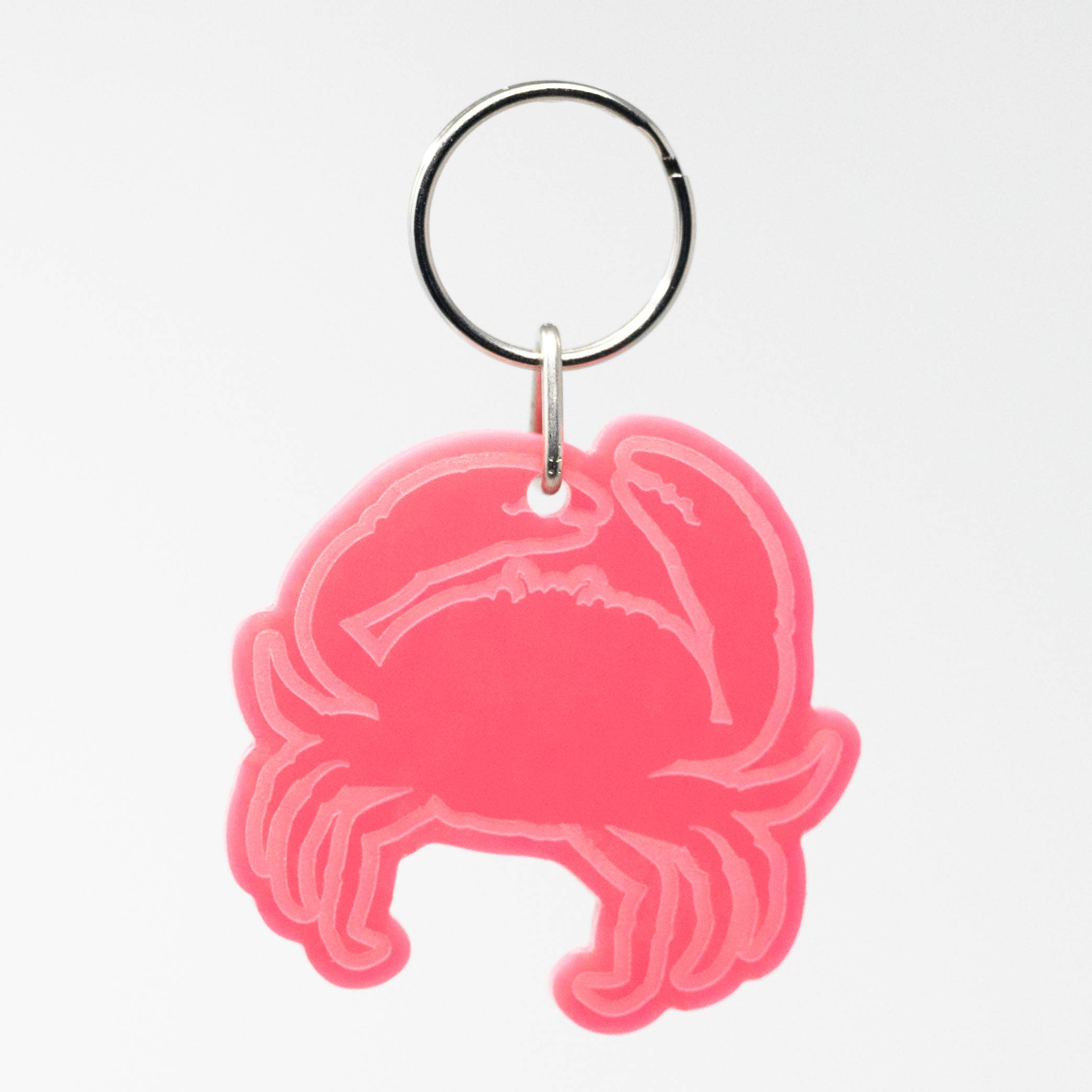 Image of Crab - Acrylic Keychain - Perfect for Ocean Lovers!
