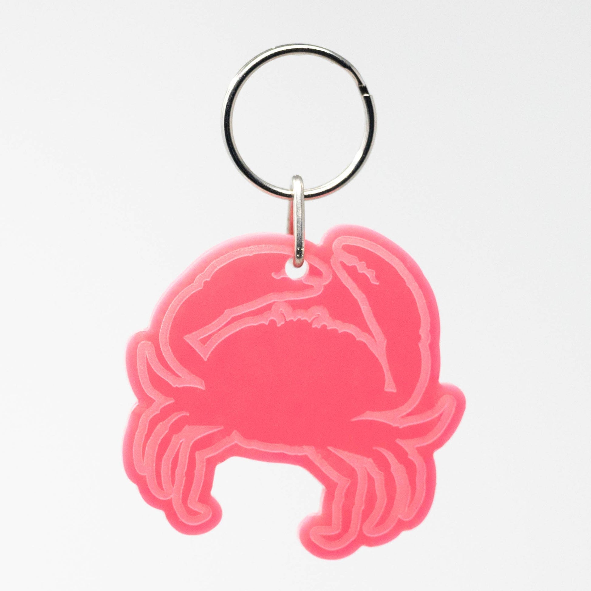 Crab - Acrylic Keychain - Perfect for Ocean Lovers!