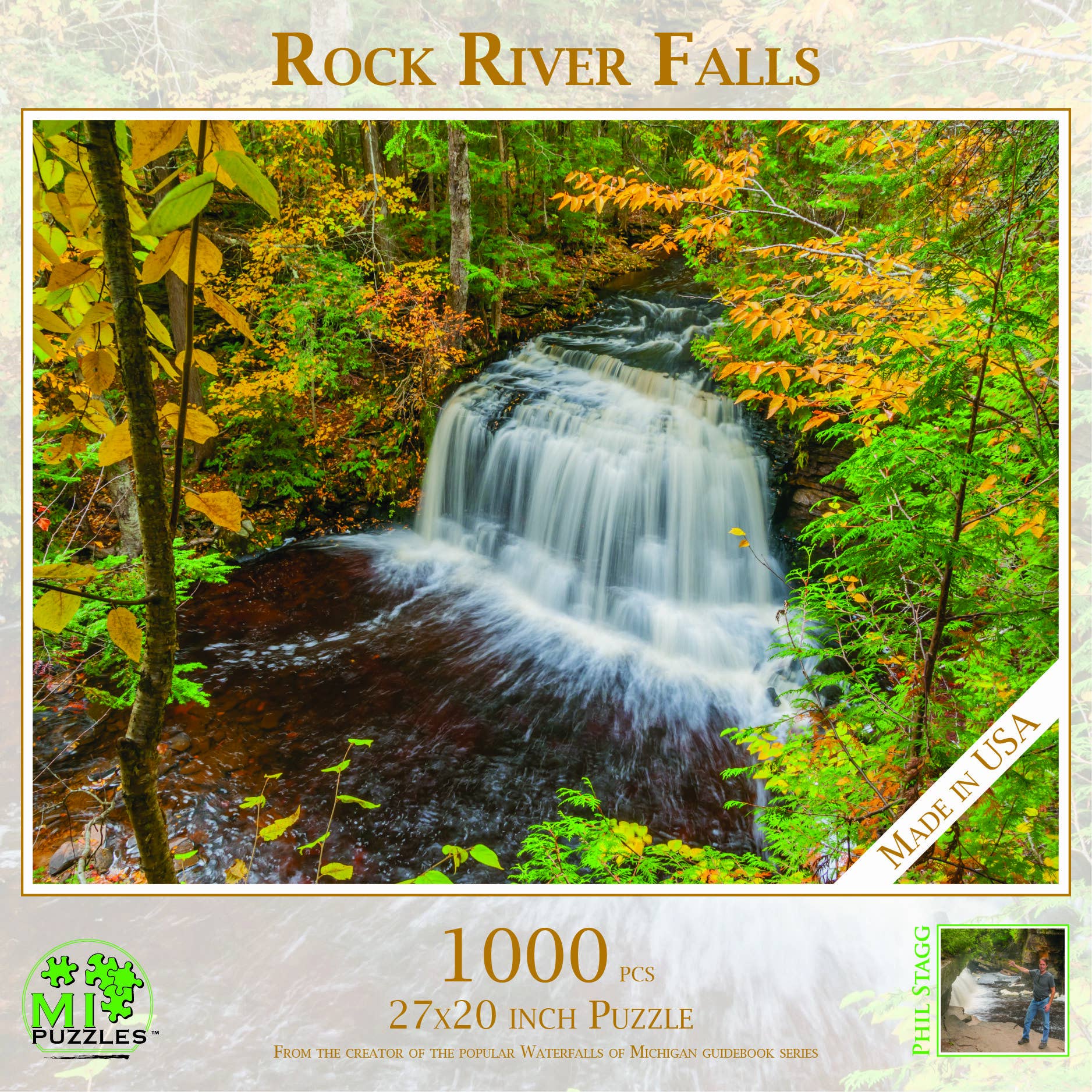 Image of Rock River Falls - 1000 Piece Puzzle