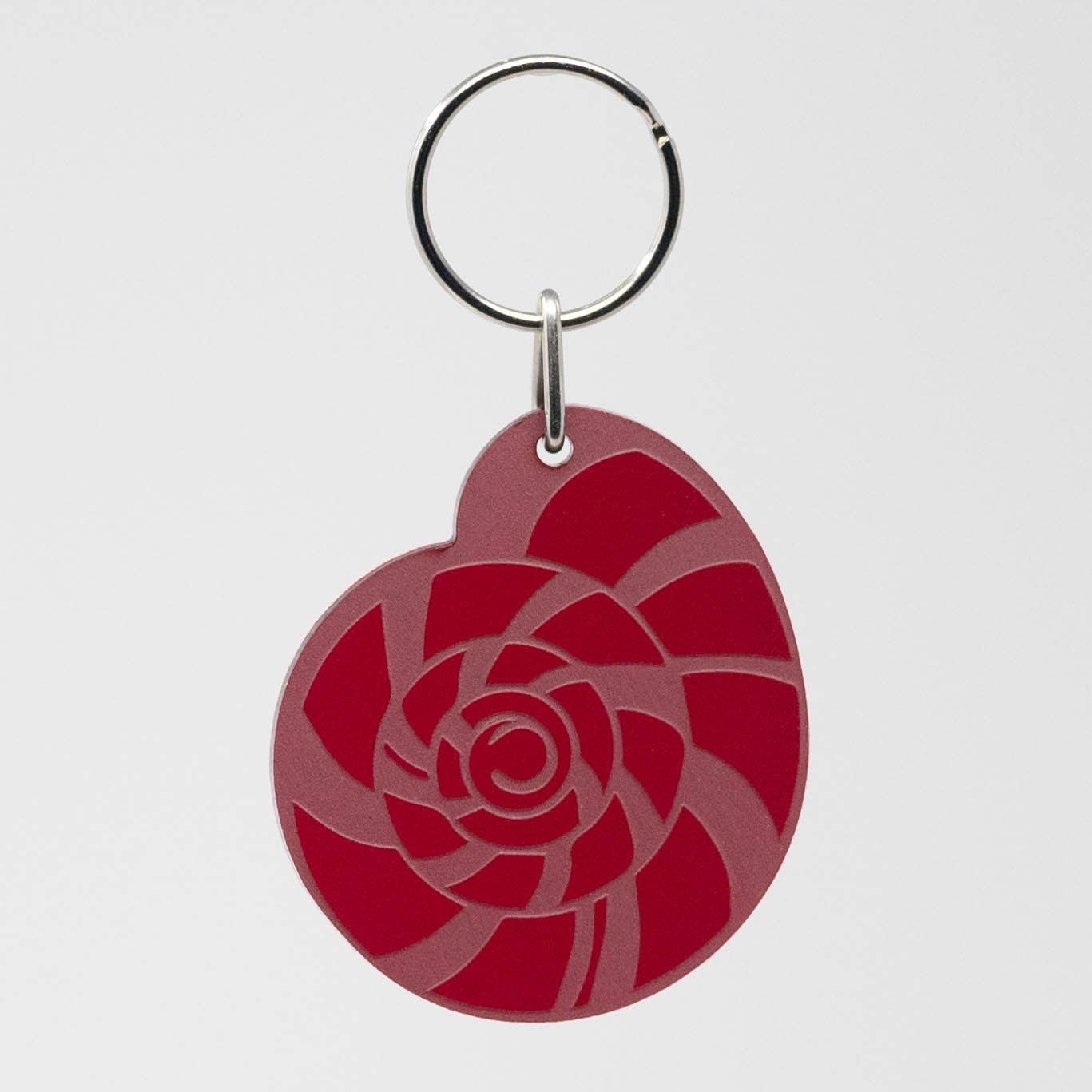 Image of Nautilus Shell - Acrylic Keychain - Perfect for Ocean Lovers