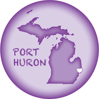 PORT HURON, MI | 2.25" BUTTON MAGNET