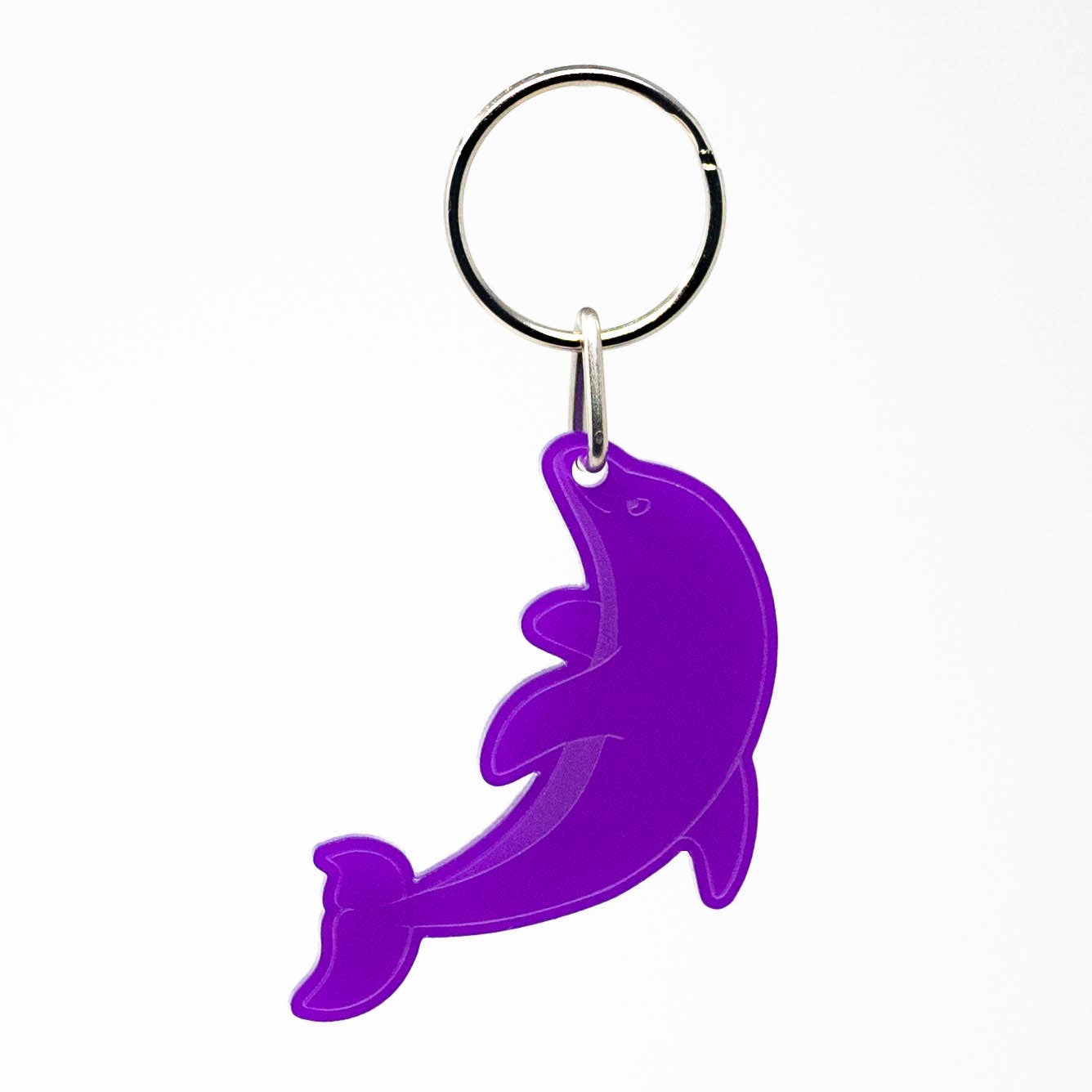 Dolphin - Acrylic Keychain - Perfect for Ocean Lovers!