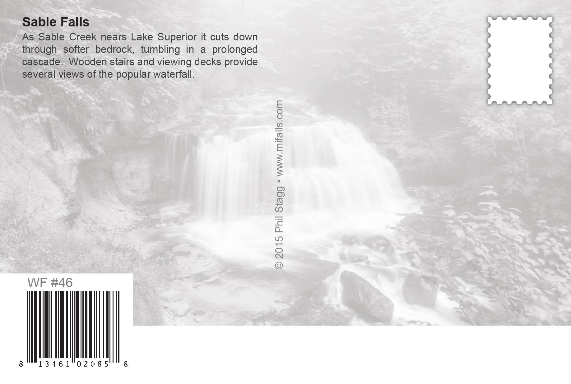 Image of Sable Falls | Postcard