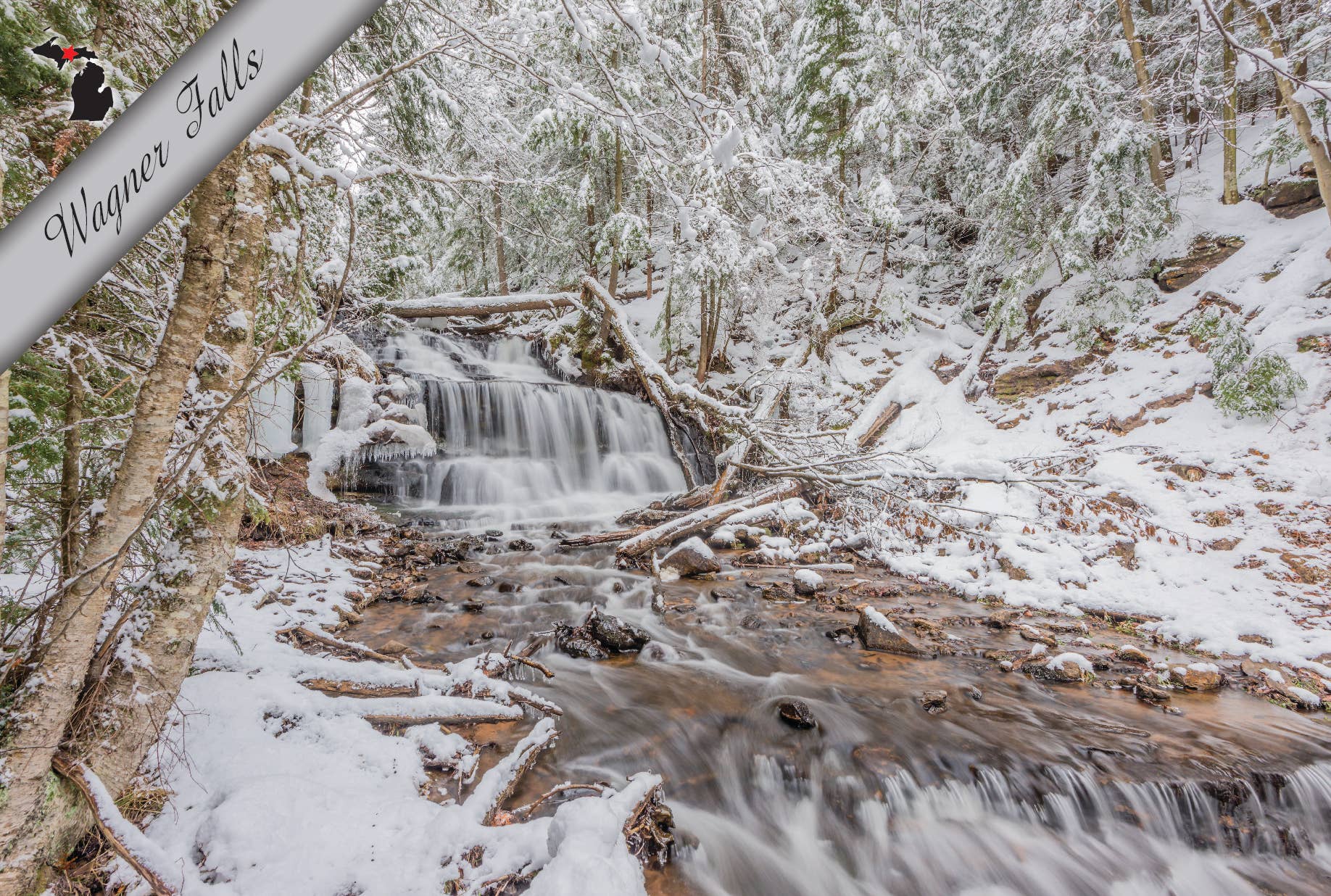 Wagner Falls | Postcard