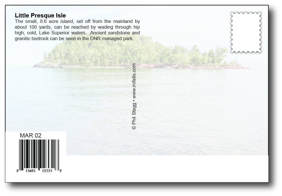 LITTLE PRESQUE ISLE PARK - Michigan Postcard