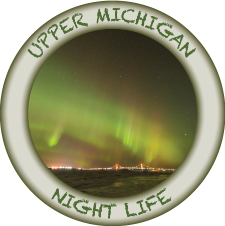 UPPER MICHIGAN | NIGHT LIFE | 3" BUTTON MAGNET