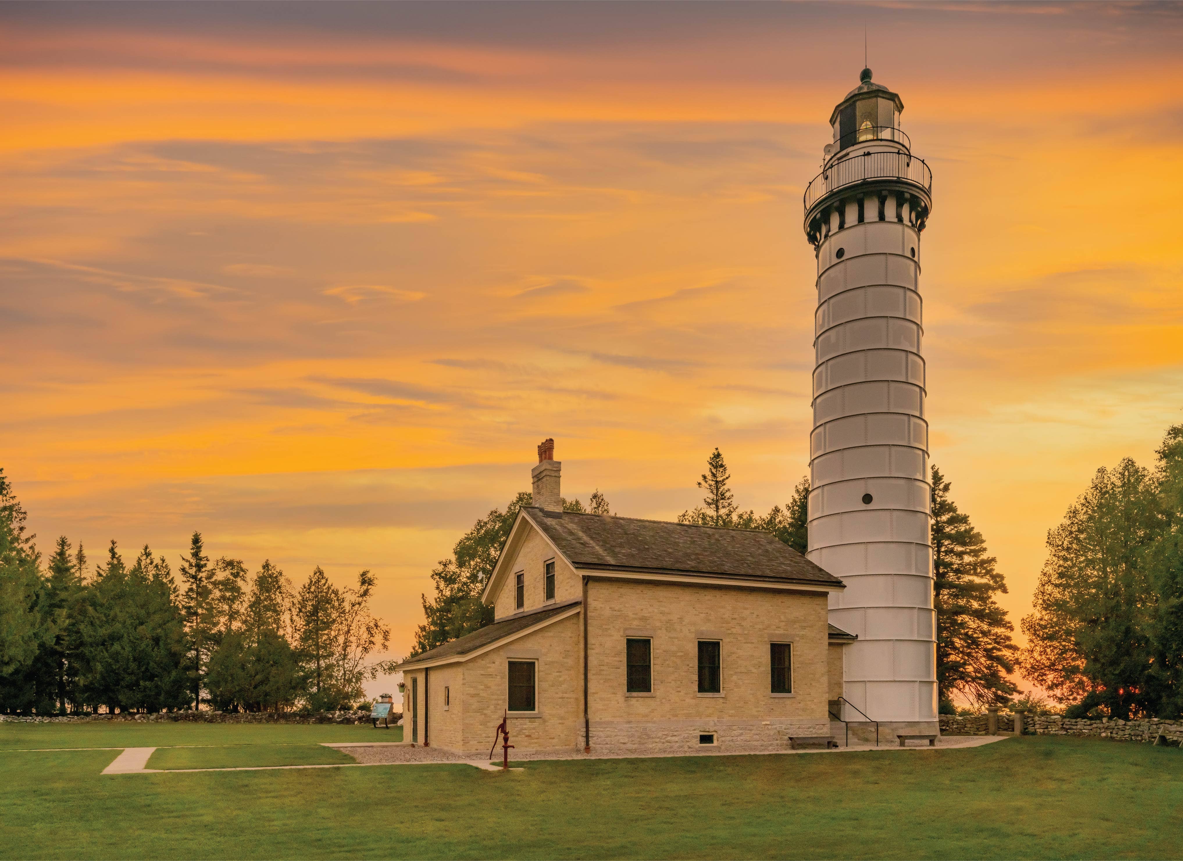 Image of Cana Island Light - Door County - 1000 Pc. Wisconsin Puzzle