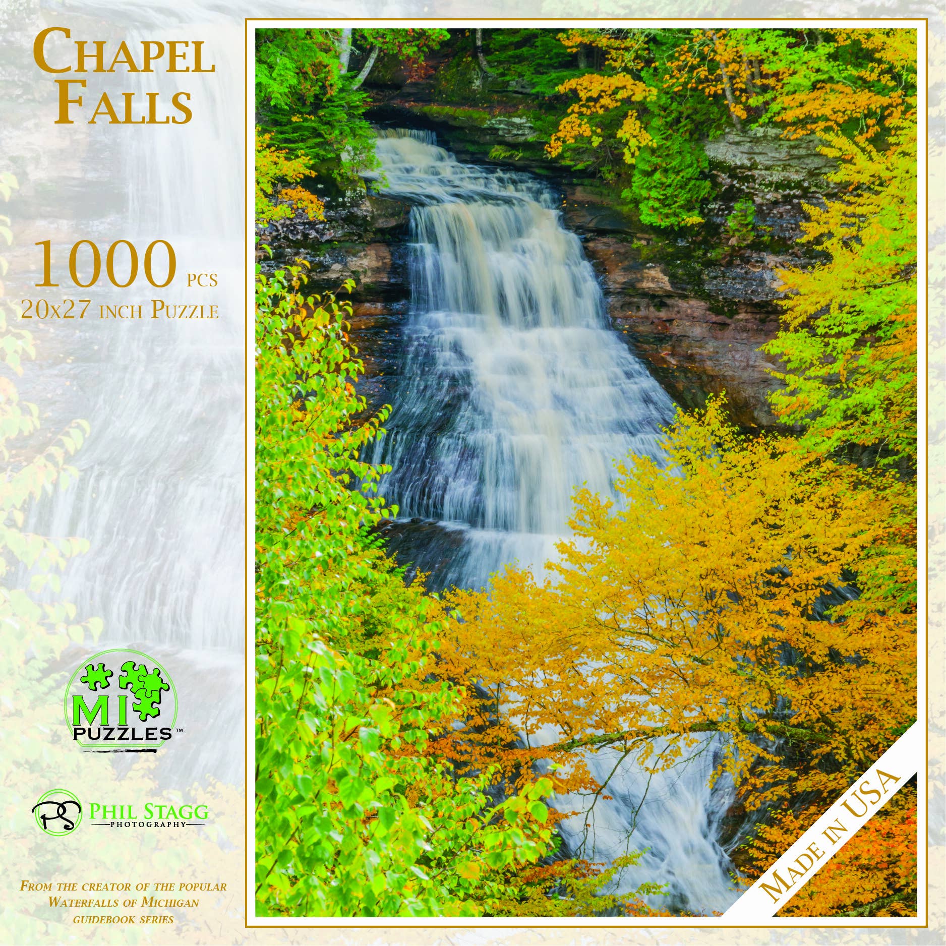 Chapel Falls - 1000 Piece Michigan Puzzle