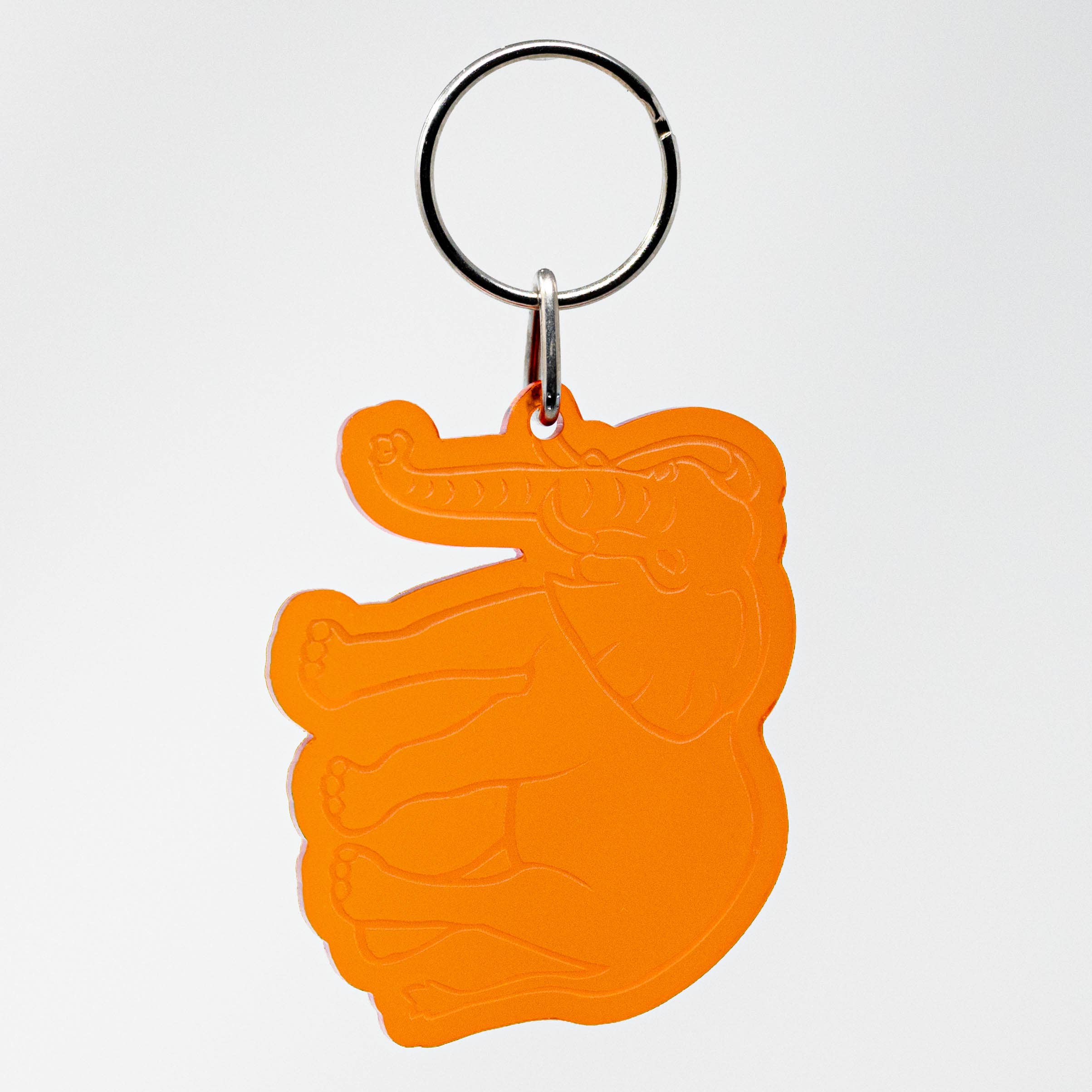 Image of Elephant - Acrylic Keychain - Perfect for Wildlife Lovers!