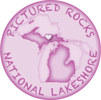 PICTURED ROCKS NATIONAL LAKESHORE | 2.25" BUTTON MAGNET