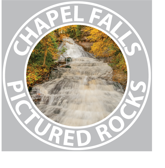 Image of CHAPEL FALLS Sticker - 3 1/4