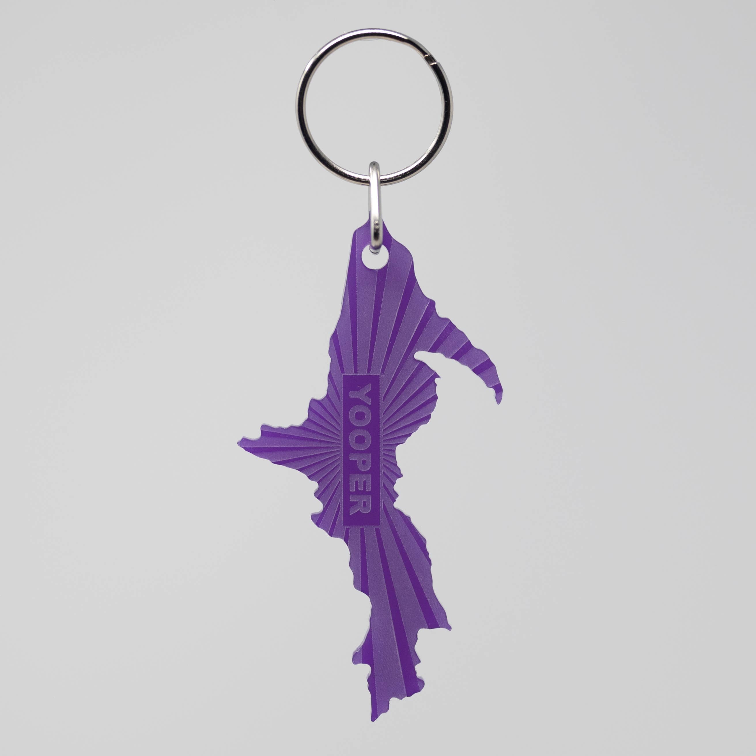 Image of Yooper - Acrylic Keychain - Perfect for Michigan's UP Family