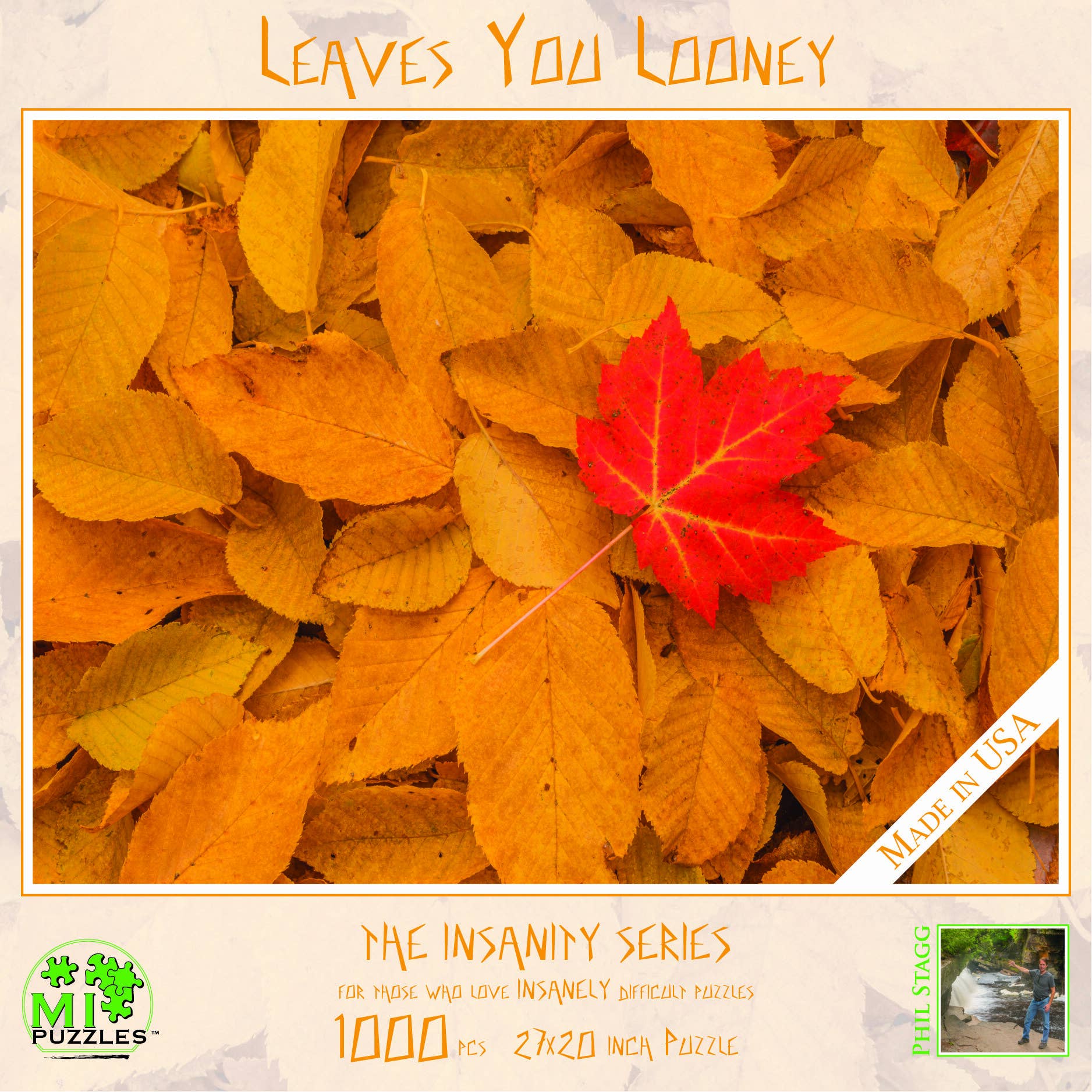 Image of Leaves You Looney - 1000 Piece Puzzle [Insanity Series]