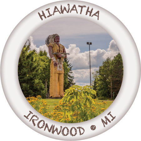 HIAWATHA | 3" BUTTON MAGNET