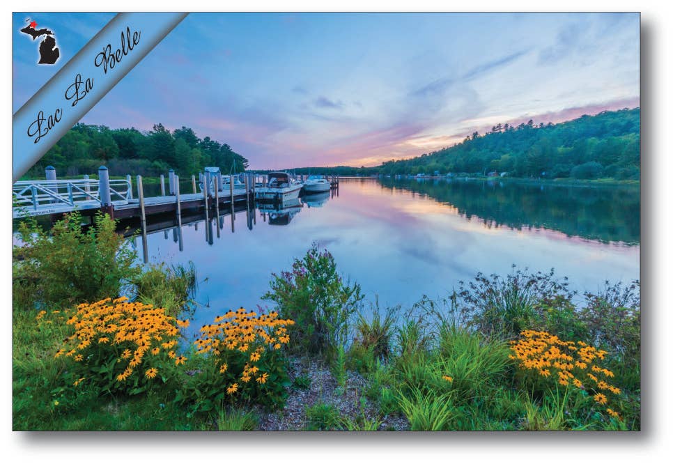 Image of LAC LA BELLE - Michigan Postcard