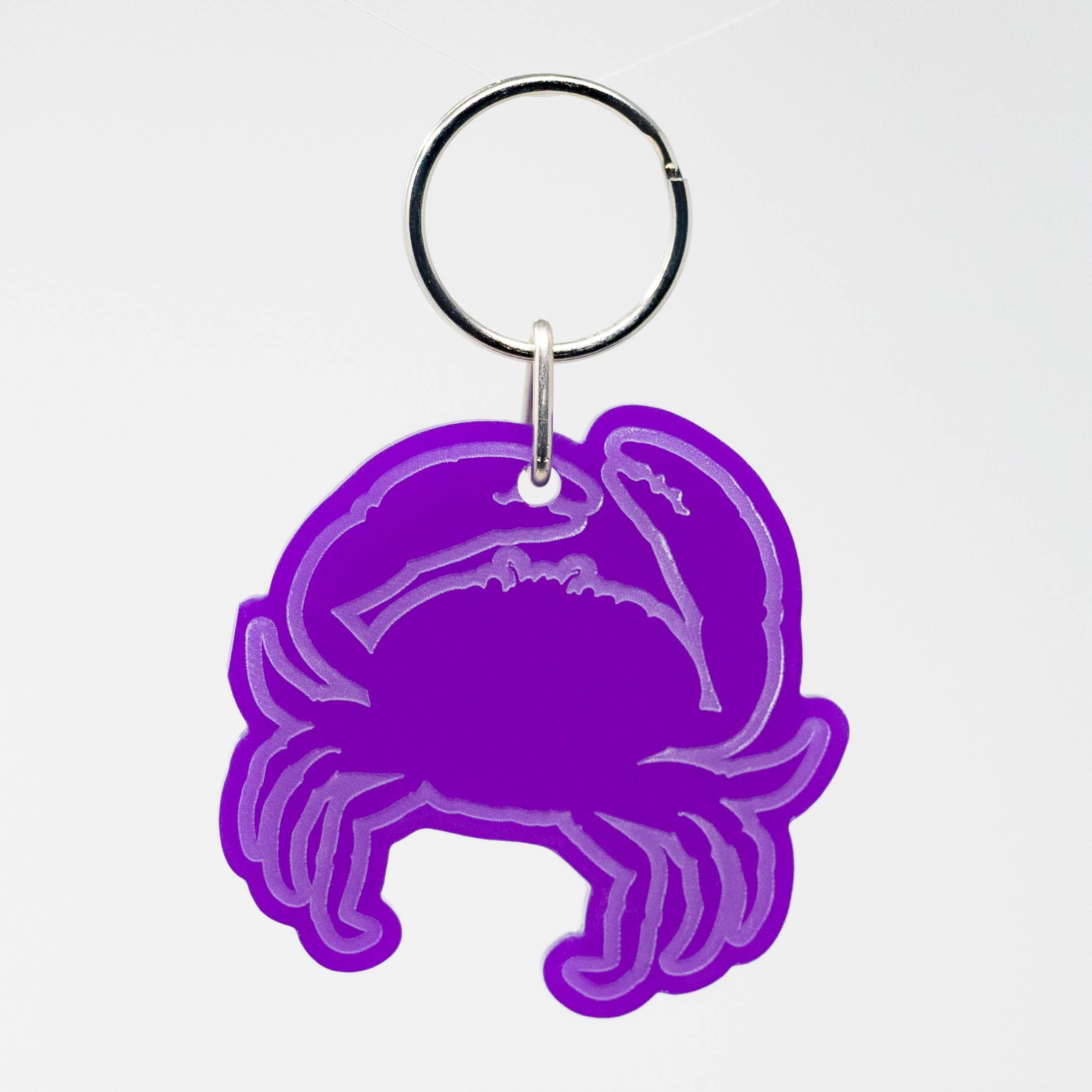 Image of Crab - Acrylic Keychain - Perfect for Ocean Lovers!