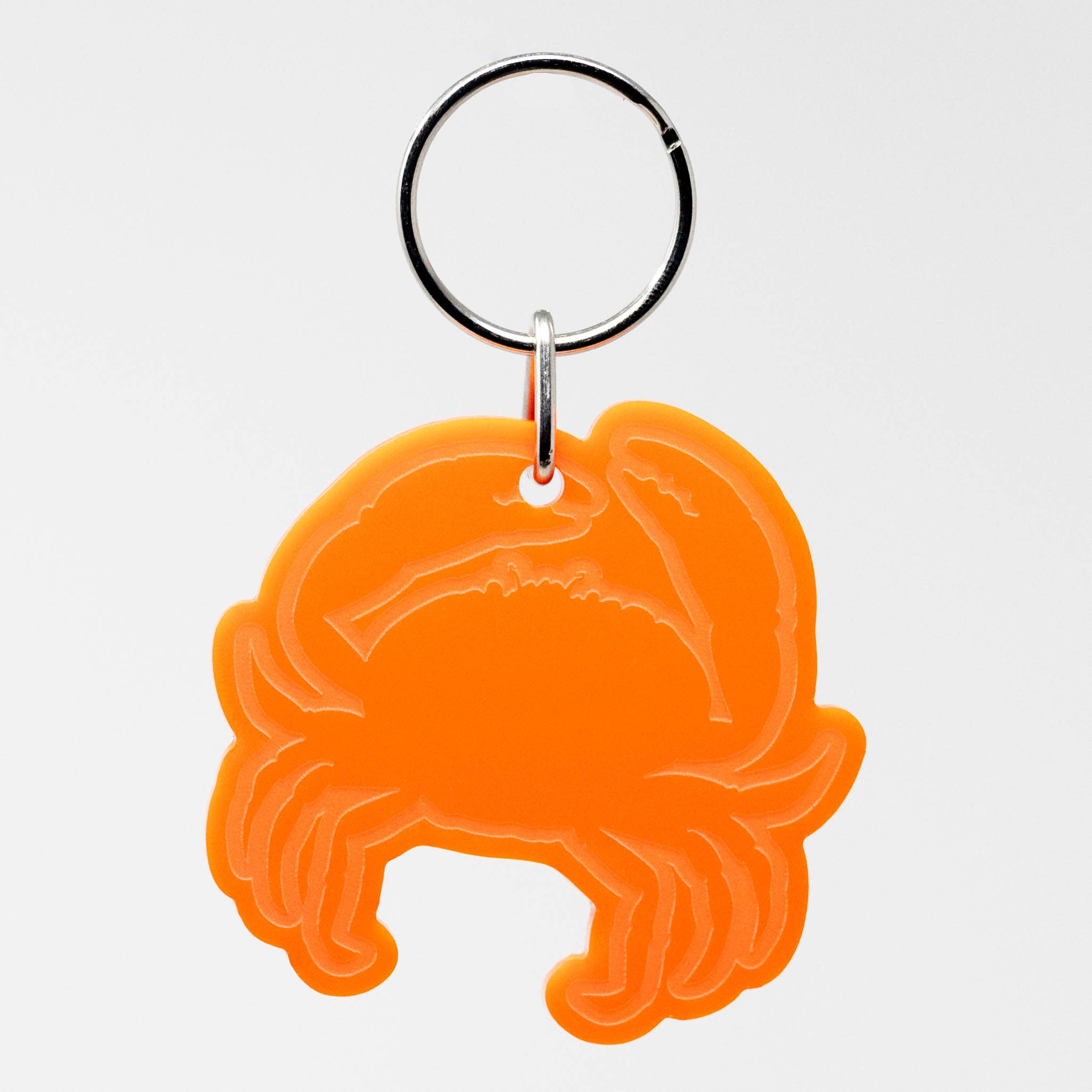 Image of Crab - Acrylic Keychain - Perfect for Ocean Lovers!