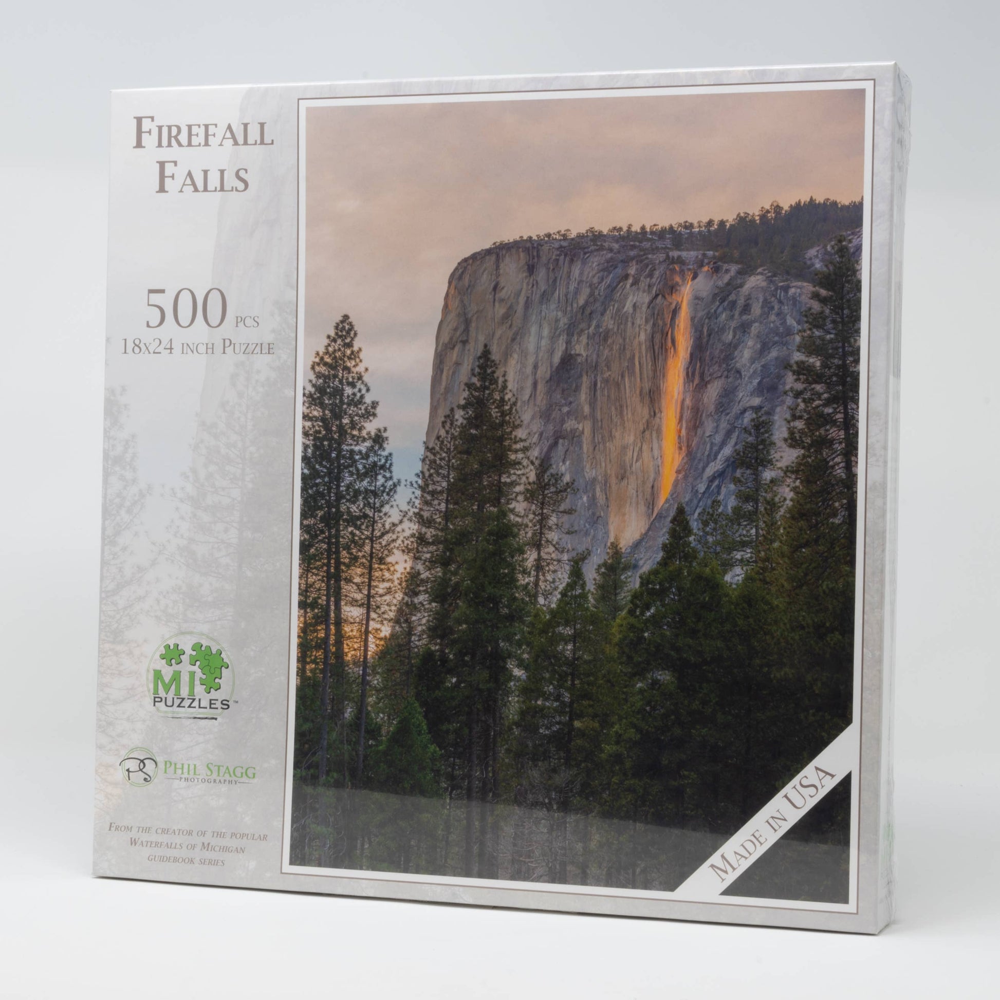 Firefall Falls - Yosemite NP - 500 Pieces California Puzzle