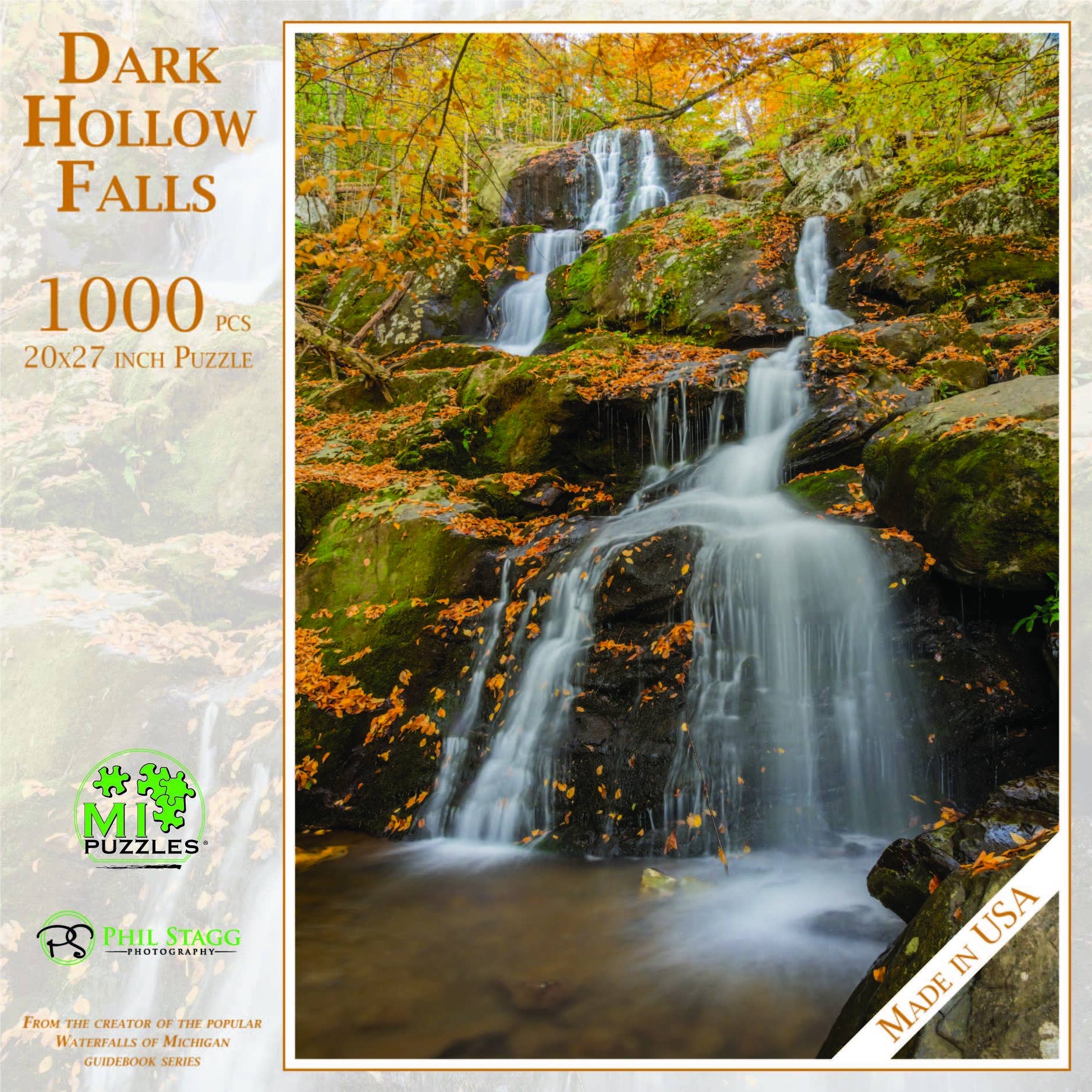 Dark Hollow Falls - Shenandoah NP -  Virginia - 1000 Puzzle