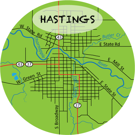 HASTINGS | 3" BUTTON MAGNET