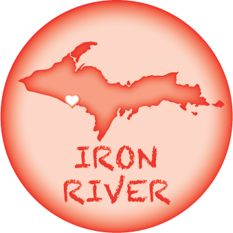 IRON RIVER, MI | 2.25" BUTTON MAGNET