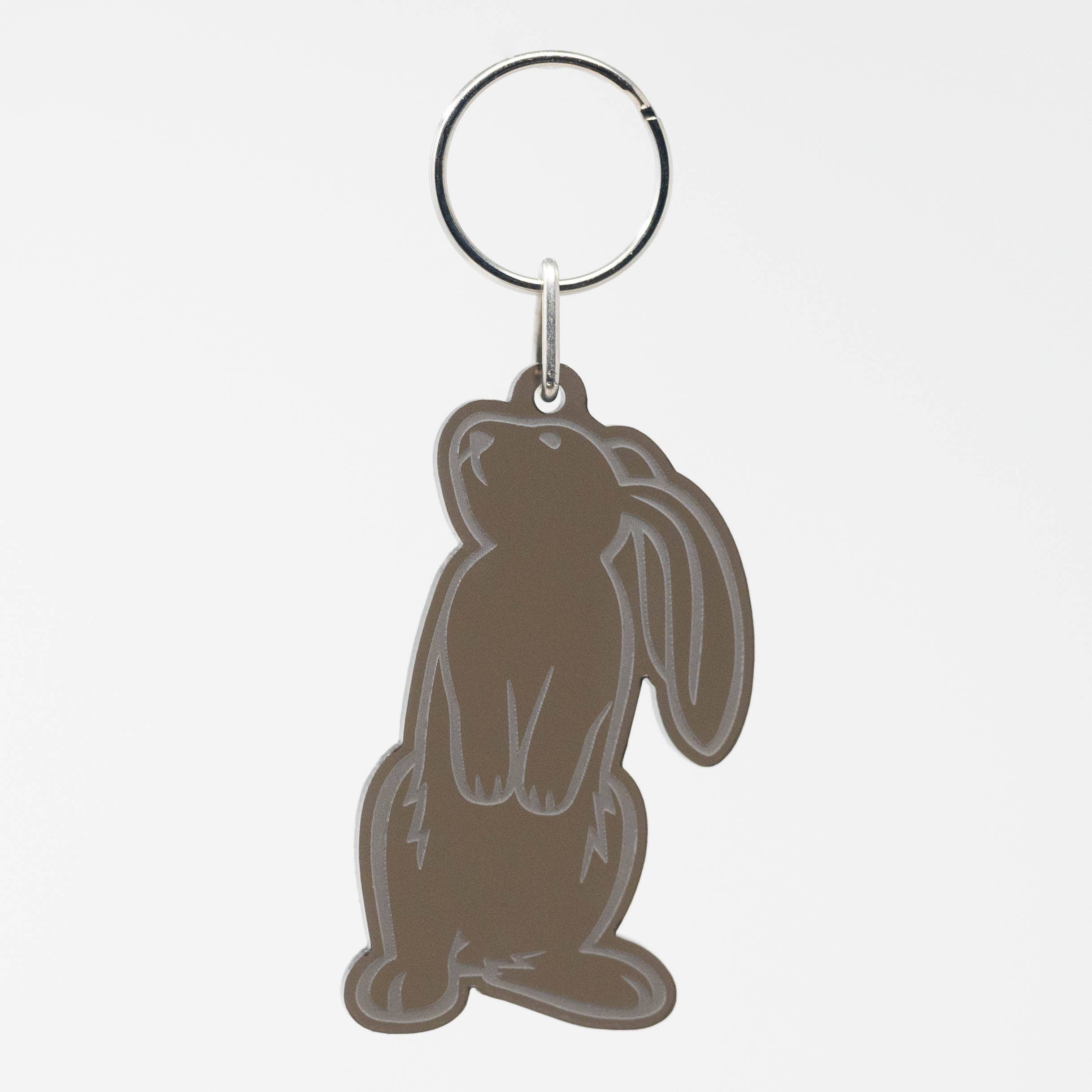 Image of Bunny - Acrylic Keychain - Perfect for Animal Lovers!
