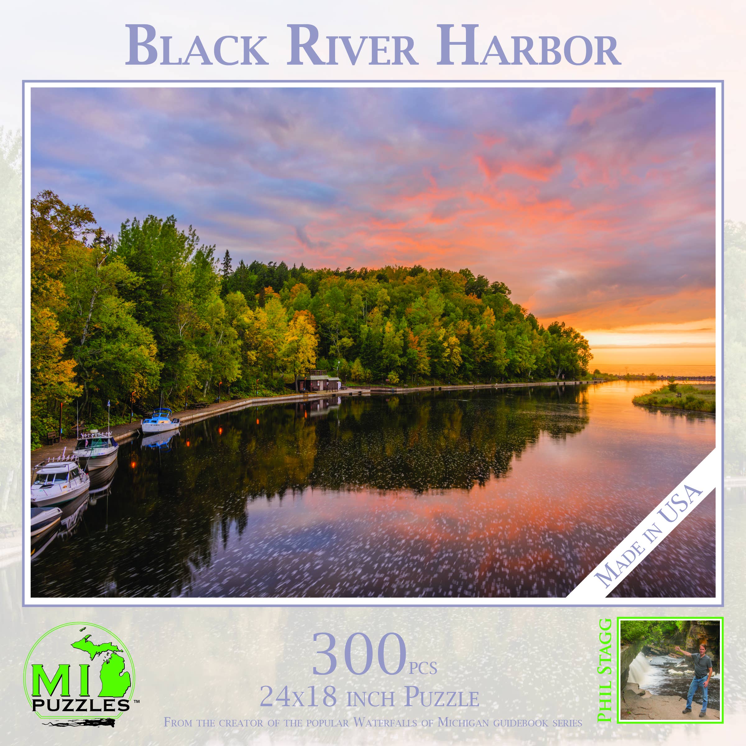 Image of Black River Harbor - 300 Piece Michigan Puzzle