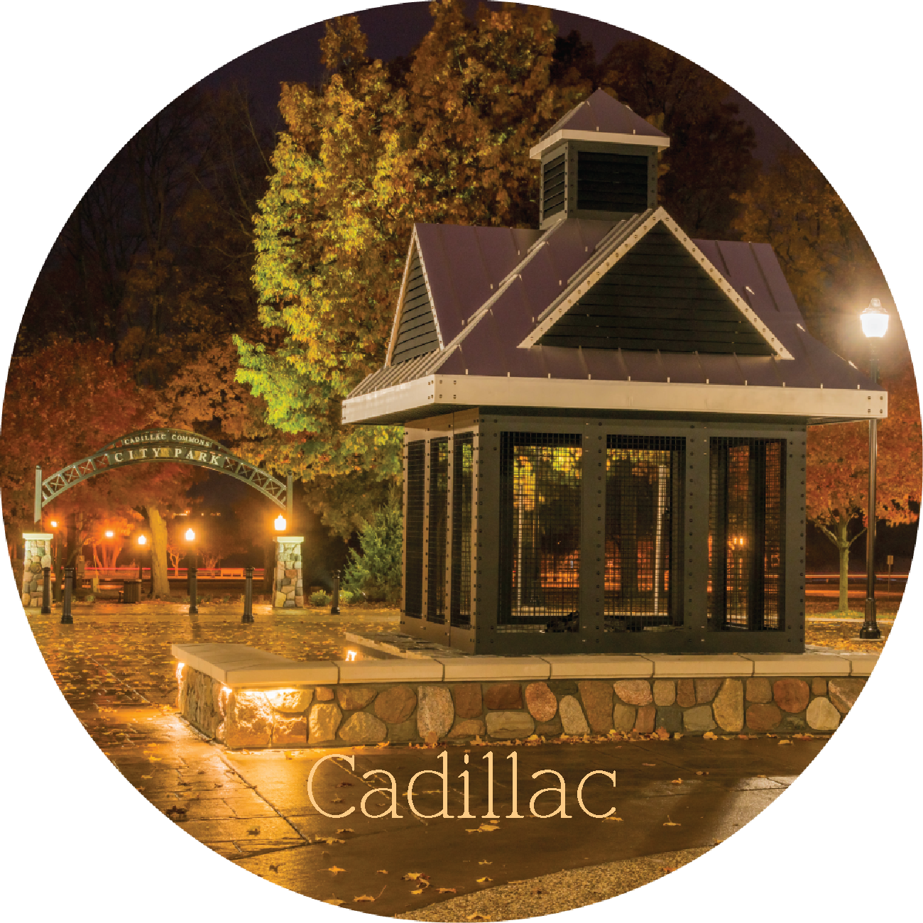 CADILLAC FIREPLACE - FLEXIBLE MAGNET