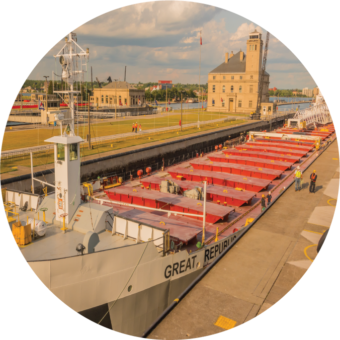 SOO LOCKS | 2.25" BUTTON MAGNET