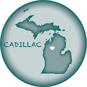 Cadillac, MI | 2.25" Button Magnet - Phil Stagg Photography