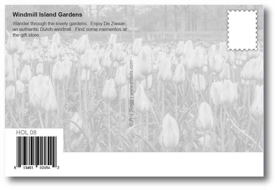 Image of WINDMILL ISLAND GARDENS - Michigan Postcard