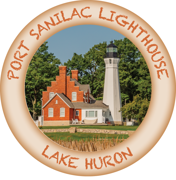 Image of PORT SANILAC LIGHTHOUSE - 2 1/4