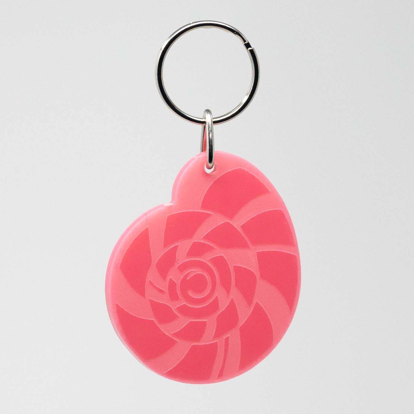Image of Nautilus Shell - Acrylic Keychain - Perfect for Ocean Lovers