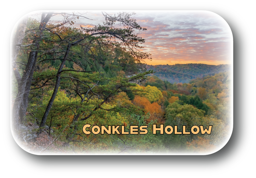 Image of CONKLES HOLLOW - Rectangular Button Magnet