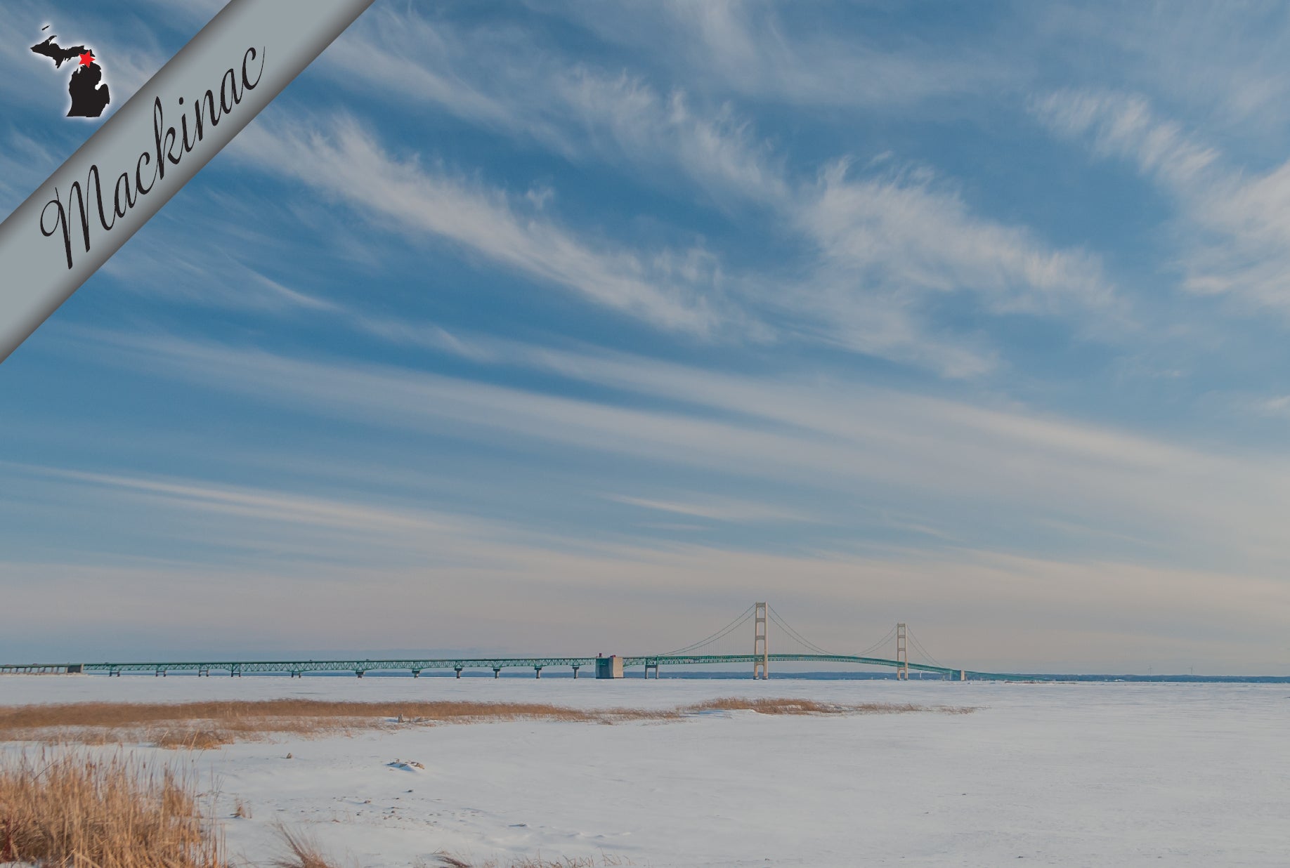 Mackinac Bridge - 4"x6" Postcard