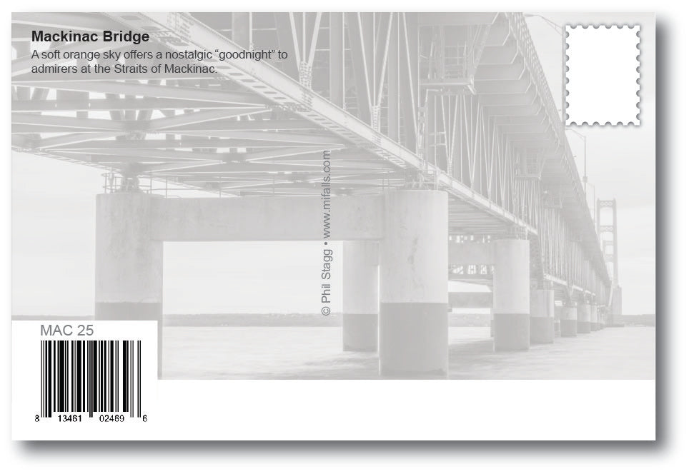 Image of MACKINAC BRIDGE - Michigan Postcard