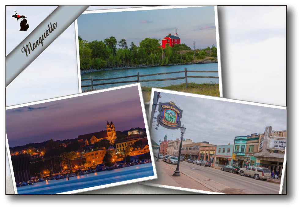 MARQUETTE - 4"x6" Quality Michigan Postcard