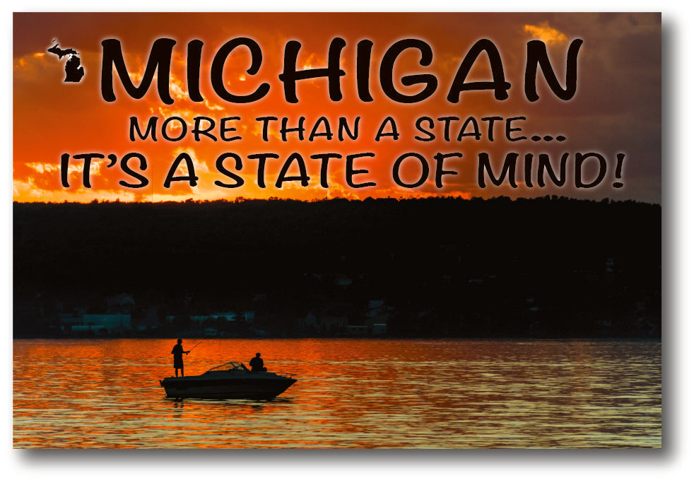 MICHIGAN - STATE OF MIND - Michigan Postcard