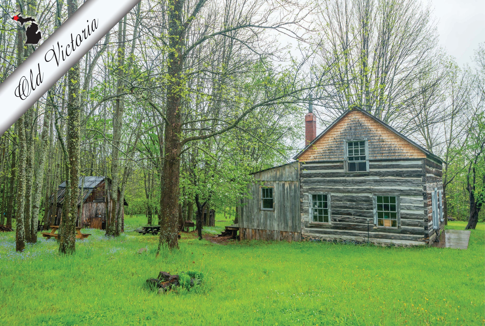 OLD VICTORIA - 4"x6" Quality Michigan Postcard