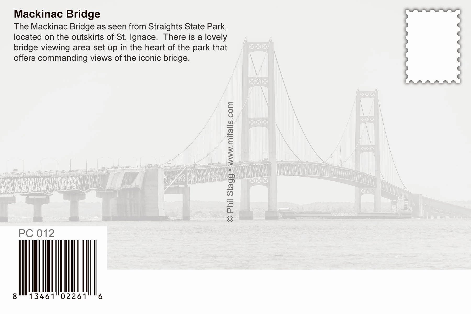Image of MACKINAC BRIDGE - Michigan Postcard