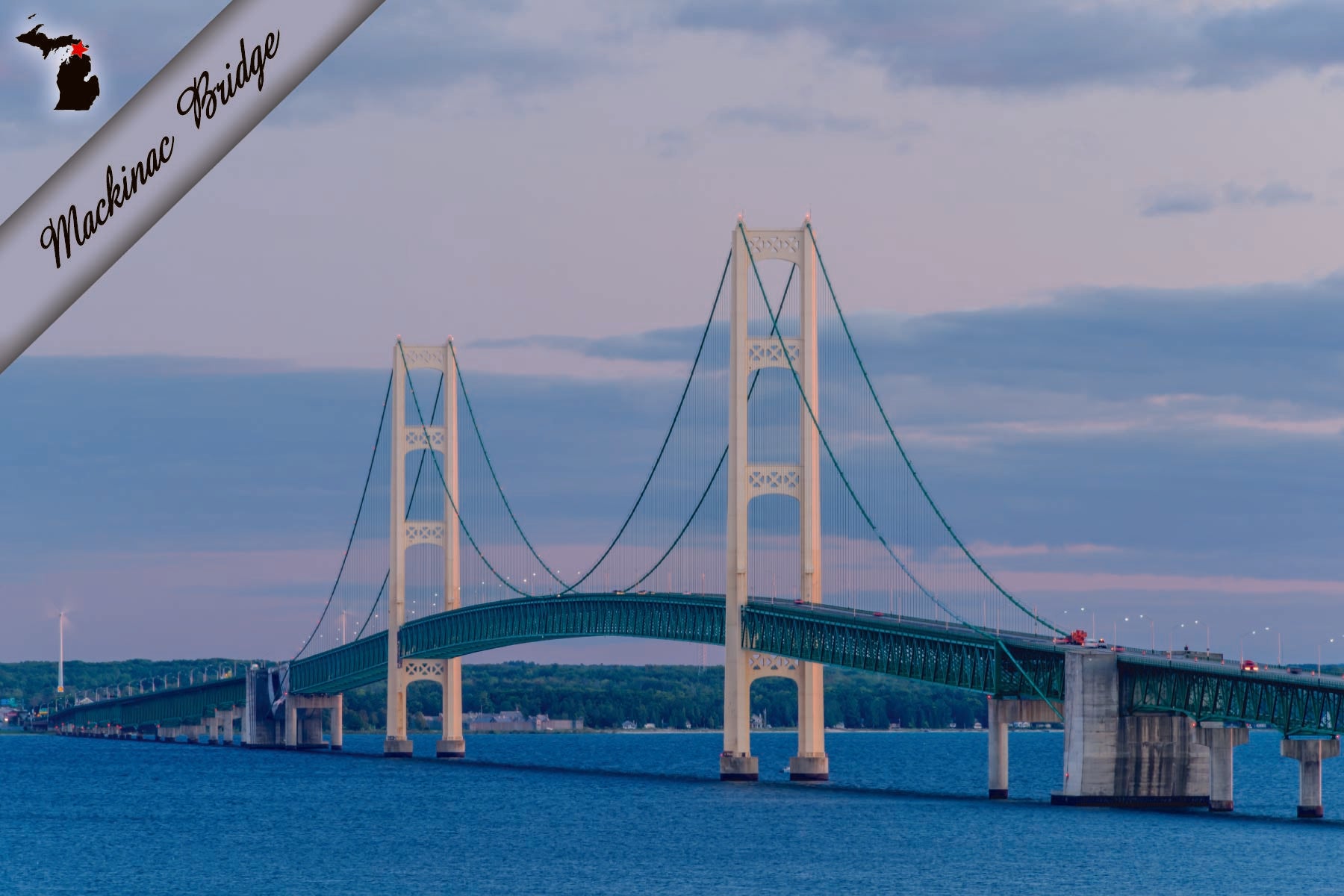 Image of MACKINAC BRIDGE - Michigan Postcard