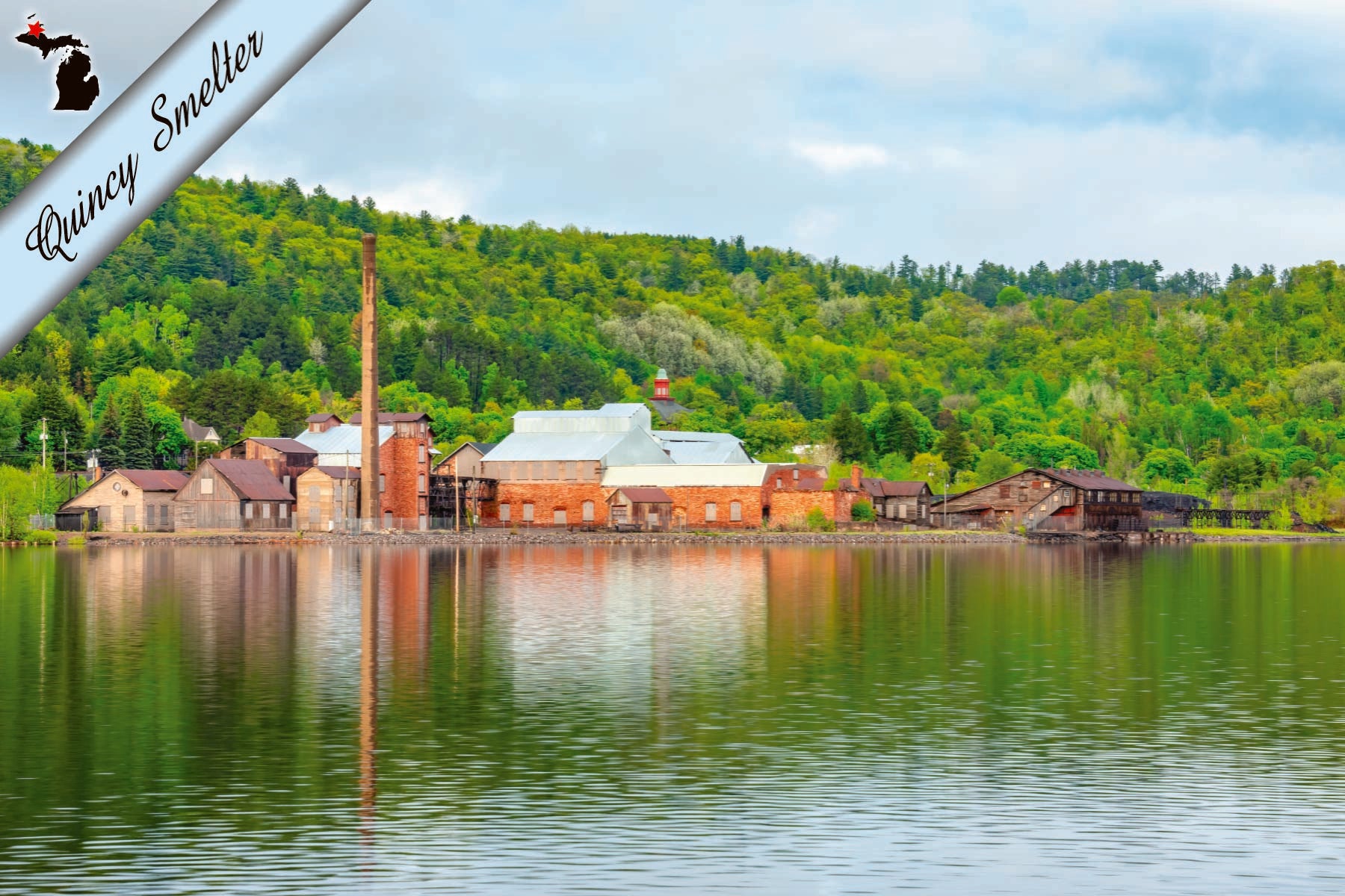 QUINCY SMELTER - 4"x6" Quality Michigan Postcard