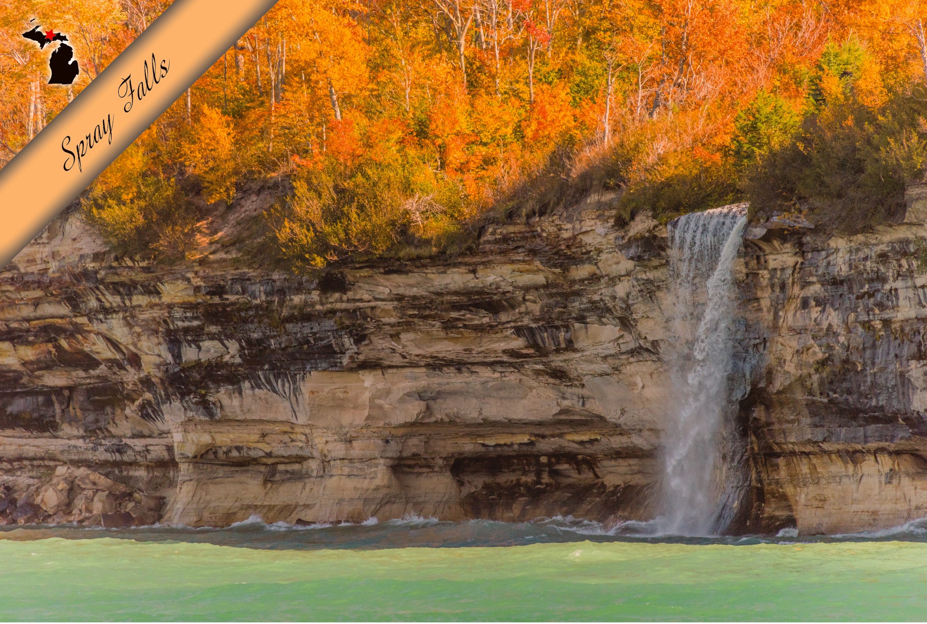SPRAY FALLS - 4"x6" Postcard