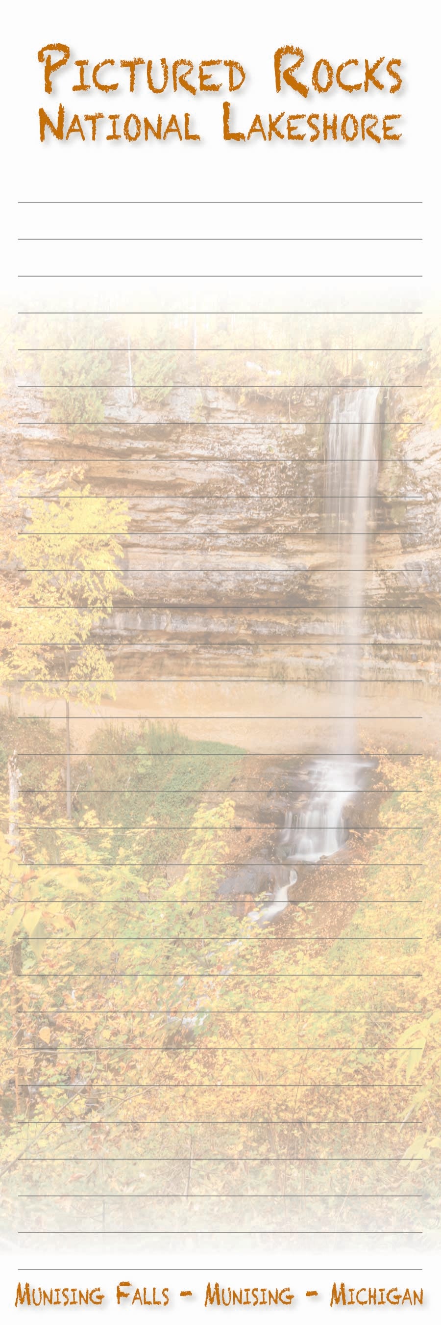 Image of Pictured Rocks National Lakeshore - Munising Falls - 3