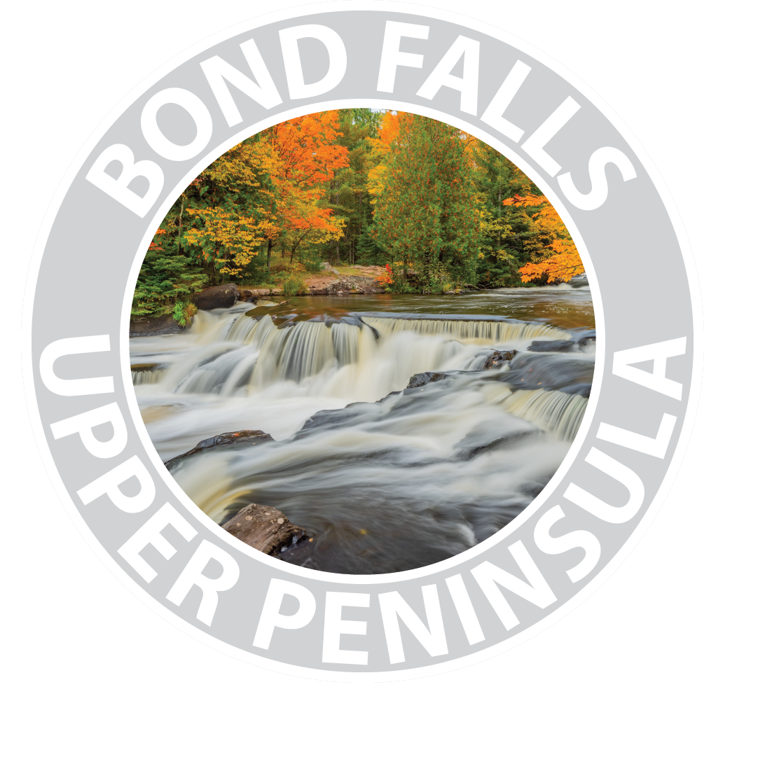 Image of BOND FALLS - UPPER FALLS Sticker - 3 1/4