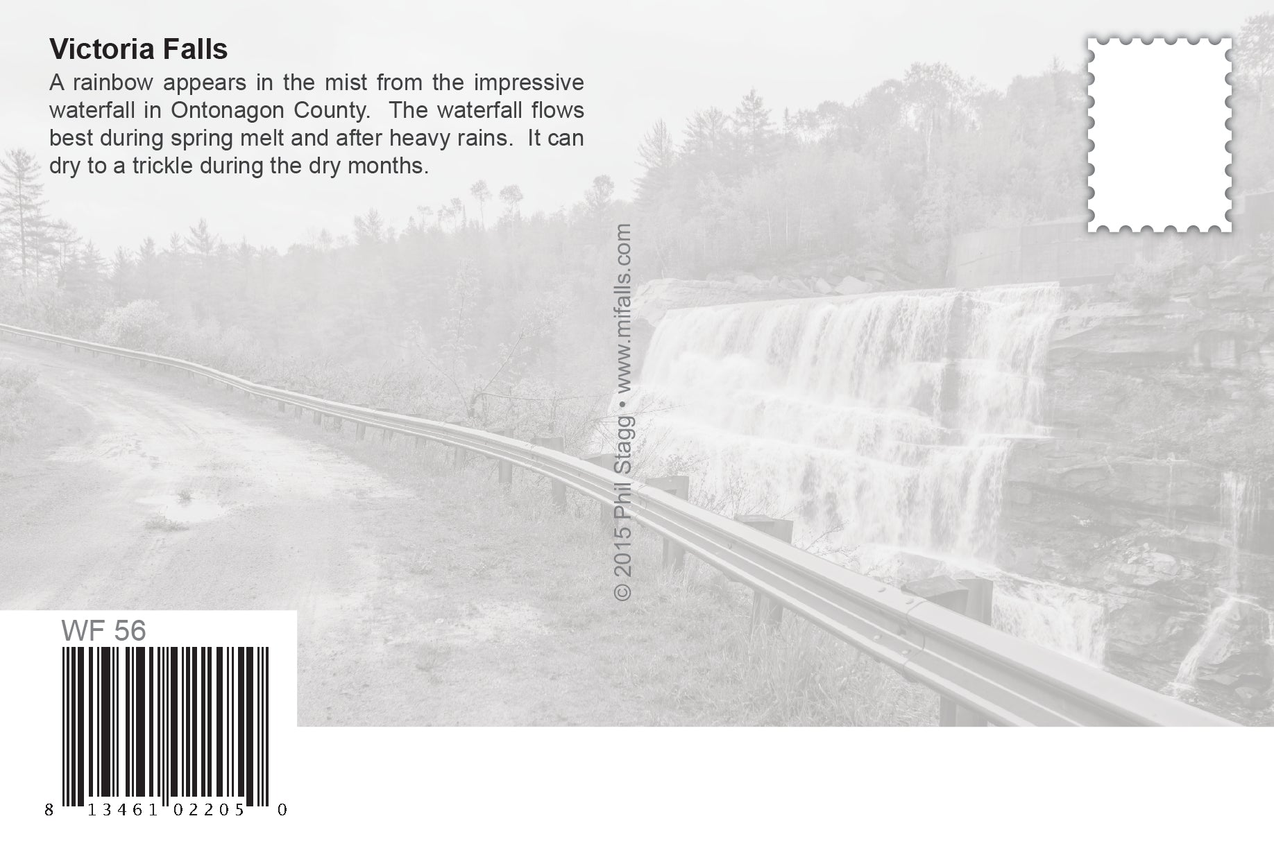 VICTORIA FALLS - 4"x6" Postcard