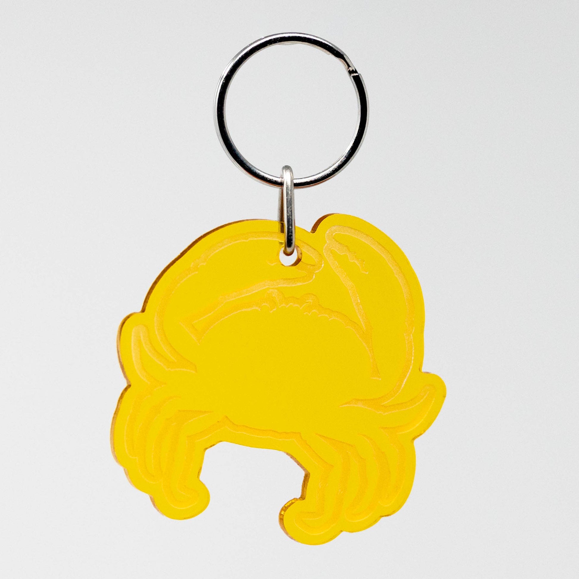 Crab - Acrylic Keychain - Perfect for Ocean Lovers!