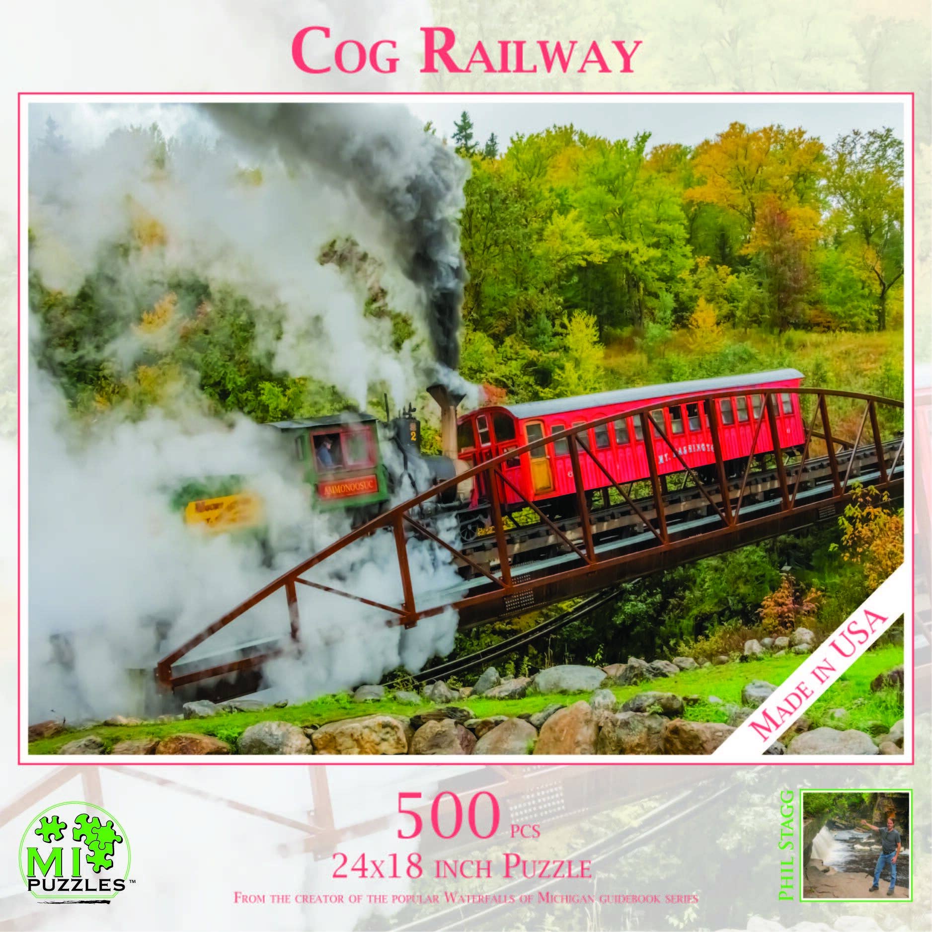 Cog Railway - 500 Piece New Hampshire Puzzle