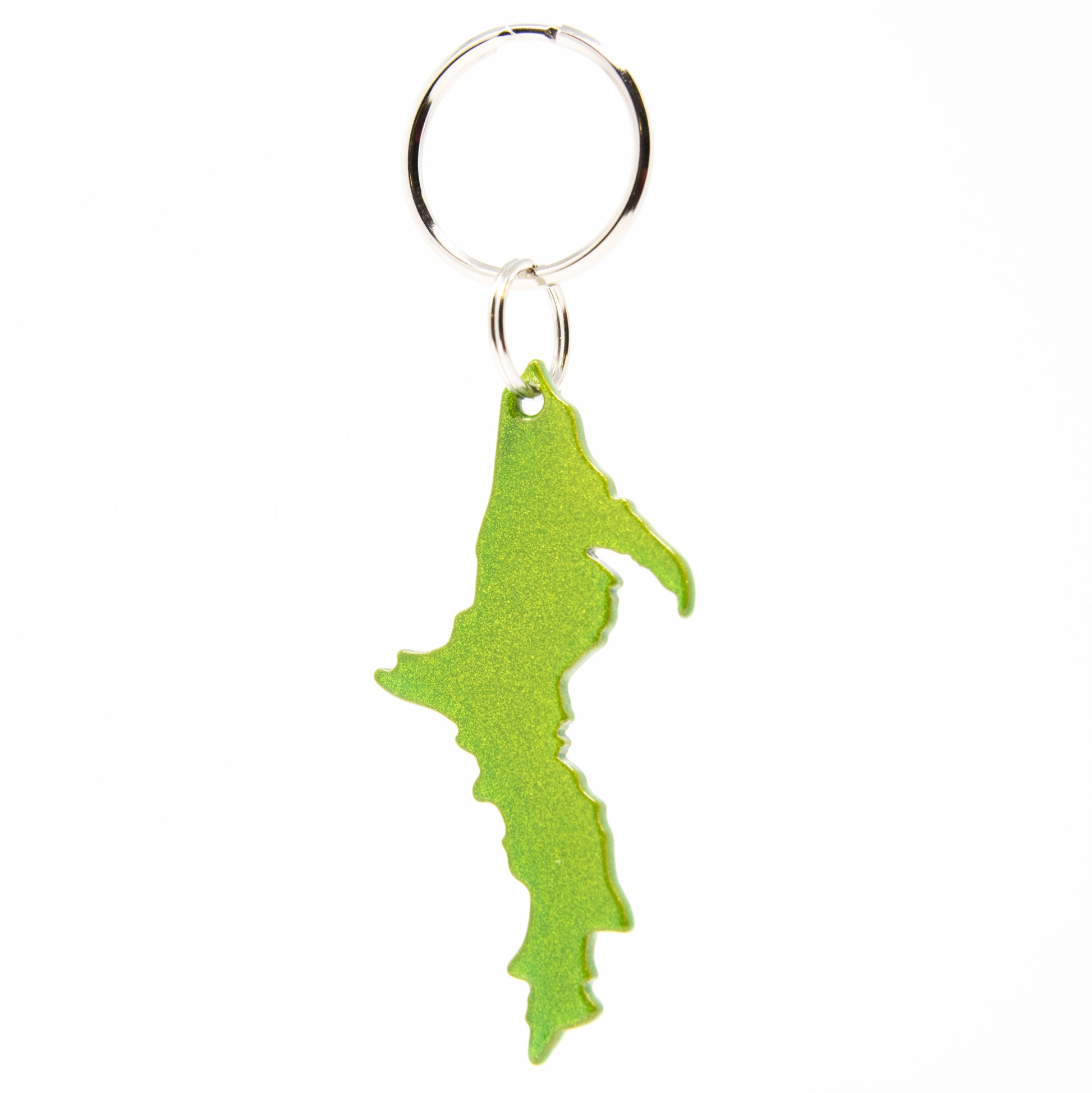 Michigan - Upper Peninsula Shaped - Aluminum Keychains